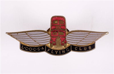 Lot 80 - Civil Aviation & Private Flying Club Membership Badges, circa 1920s-1940s