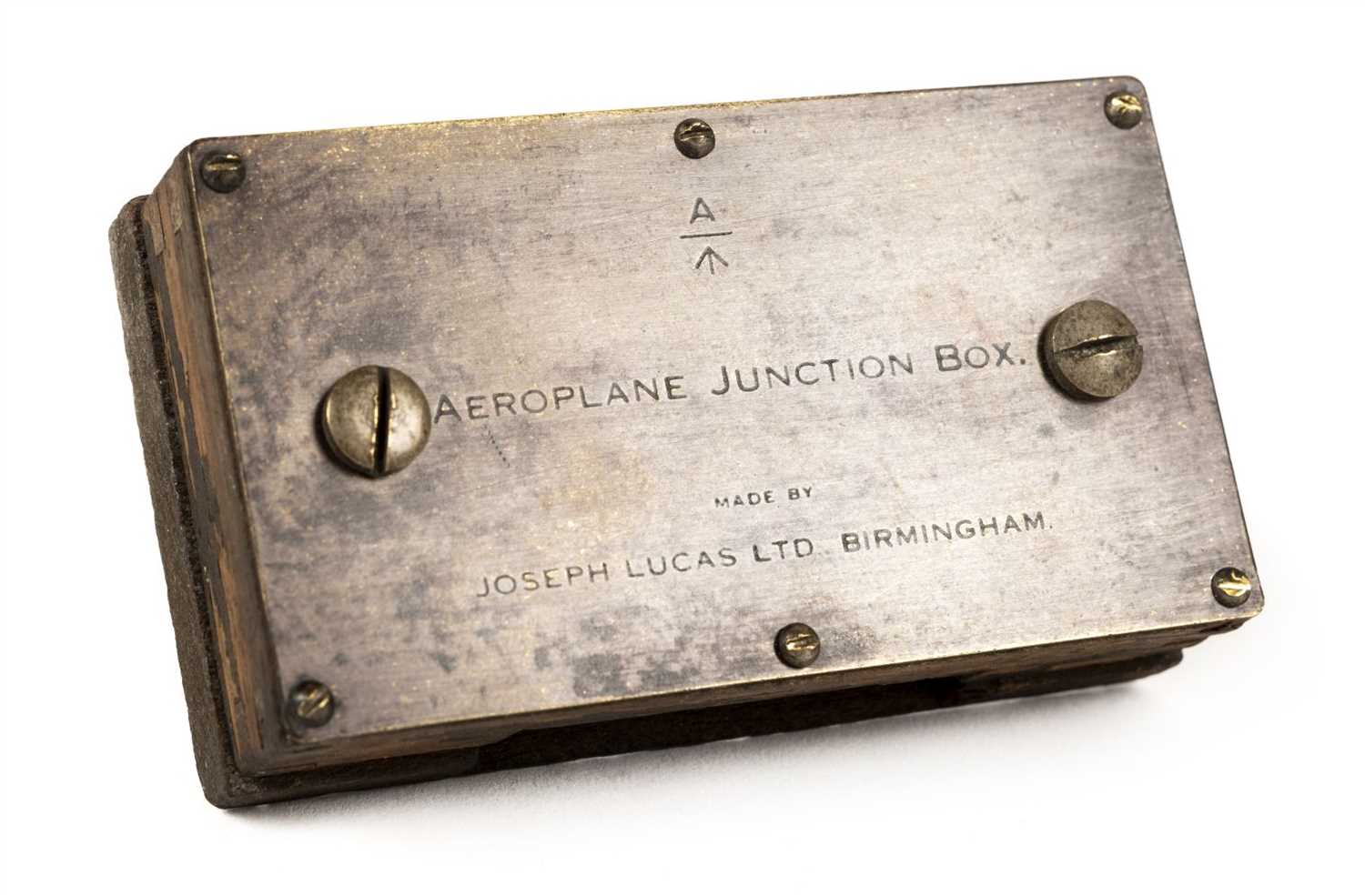 Lot 39 - Aeroplane Junction-Box. Joseph Lucas & Co Birmingham, circa 1914-1916