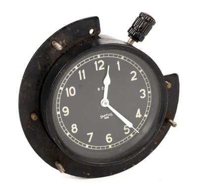 Lot 155 - A civilian aviation instrument board timepiece. S. Smith & Sons London, circa 1940s