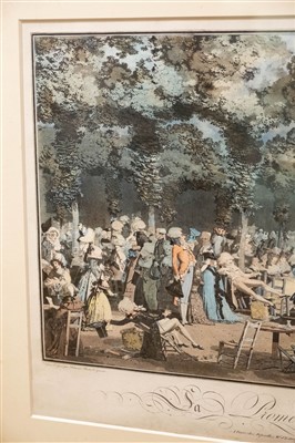 Lot 307 - After Philibert-Louis Debucourt, La Promenade Publique, Paris, 1792 