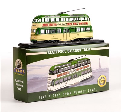 Lot 8 - Trams. A collection of die cast model trams