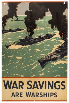 Lot 342 - Wilkinson (Norman, 1882-1971). War Savings Are Warships, circa 1944