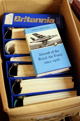 Lot 45 - Aviation collectables. A large collection of books, aircraft manuals, postcards and ephemera