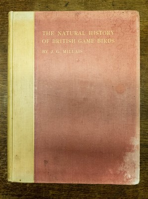 Lot 214 - Millais (J. G.). The Natural History of British Game Birds, 1st edition, 1909, Millais's copy