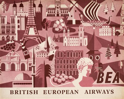 Lot 63 - Civil Aviation - BEA. A collection of timetables c.1946-1953