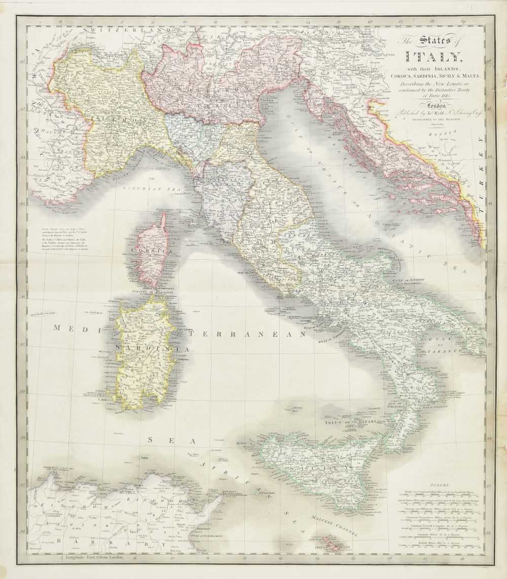 Lot 71 - Italy. A collection of forty-one maps, mostly 18th & 19th century