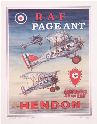 Lot 114 - May (Phil, 1925 -). Venice, Schneider Trophy Contest Aeronautica Macchi 1927, giclee poster