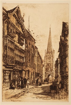 Lot 183 - Bird (Charles). Picturesque Old Bristol. A Series of Fifty-Two Etchings, 2 volumes, Bristol, 1885