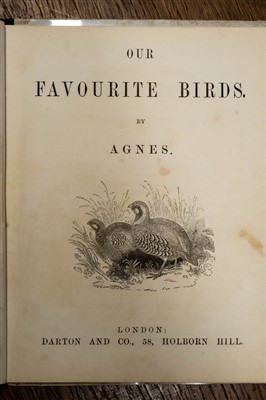 Lot 273 - Wolf (Joseph). Feathered Favourites, 1st edition, 1854, & 10 others
