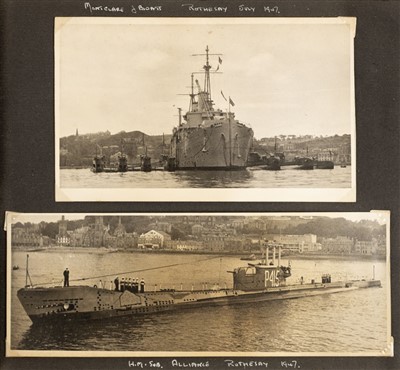Lot 245 - Military photographs. A collection of post WWII photographs of ships and aircraft
