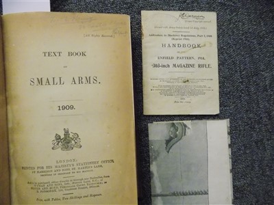 Lot 310 - Guns & Ammunition. Textbook of small arms, printed for HMSO, 1909