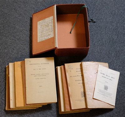 Lot 311 - Handbooks. 14 artillery and machine gun handbooks, 1903-1917