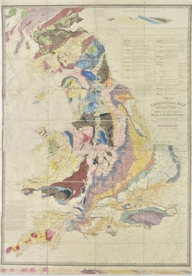 Lot 41 - England & Wales. Walker (J. & C.), A Geological Map..., 1837