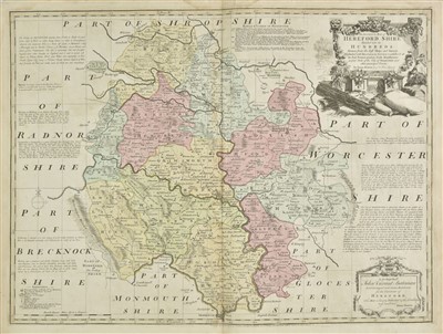 Lot 64 - Herefordshire. Bowen (Emanuel), An Accurate Map of Herefordshire... circa 1785
