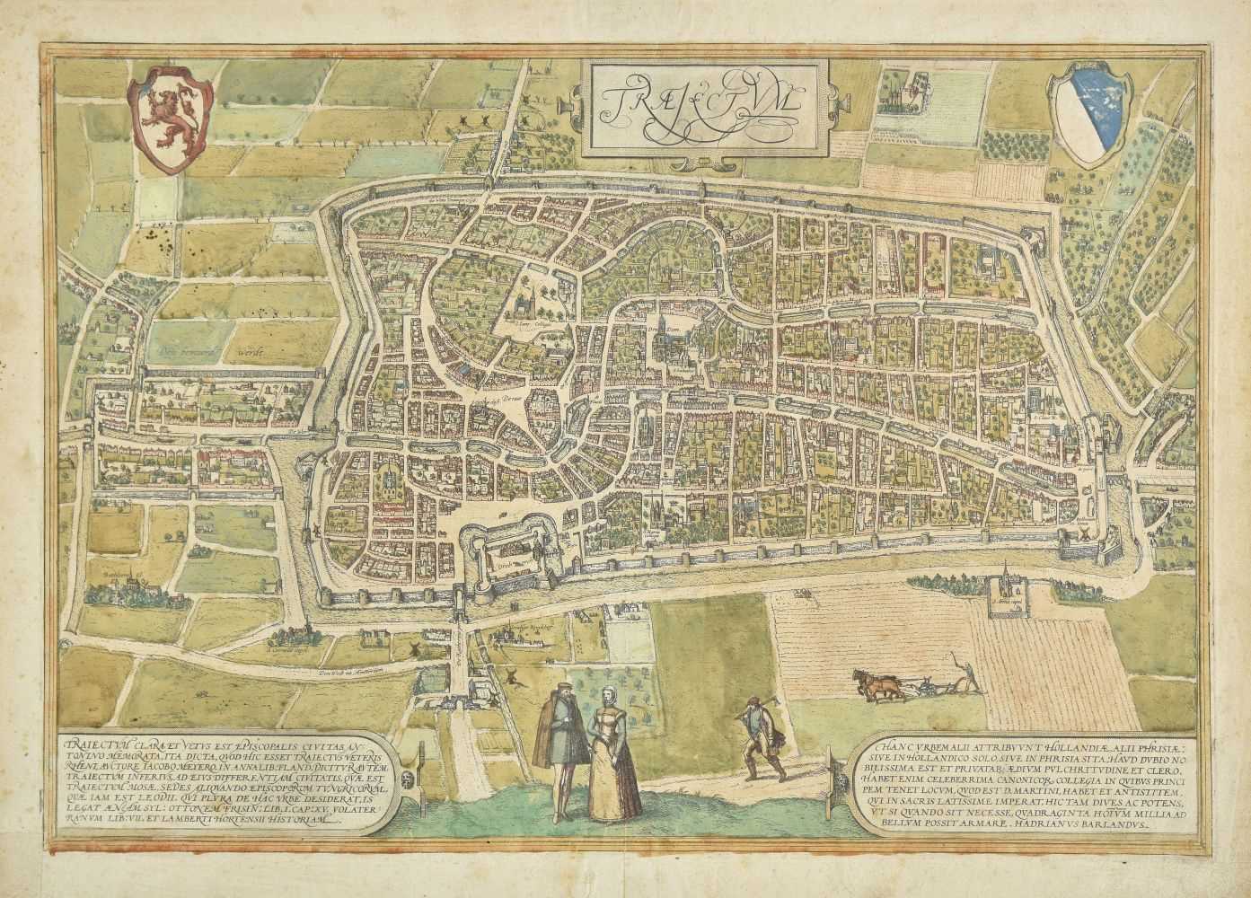 Lot 13 - Belgium & Netherlands. Braun (Georg & Hogenberg Franz), Ghent & Utrecht, circa 1580