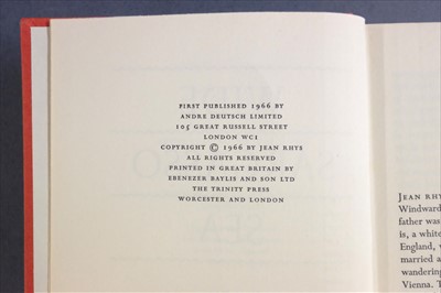 Lot 860 - Rhys (Jean). Wide Sargasso Sea, 1st edition, 1966