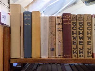 Lot 372 - WWI literature (3 shelves)