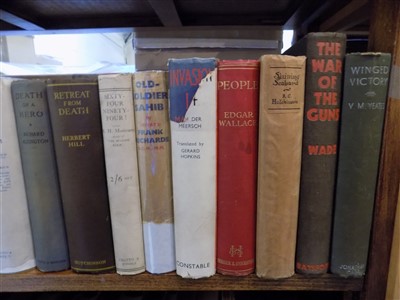 Lot 372 - WWI literature (3 shelves)