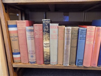 Lot 372 - WWI literature (3 shelves)