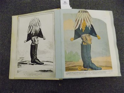 Lot 301 - Duke of Wellington. A composite album of caricatures, 1801 - 1842