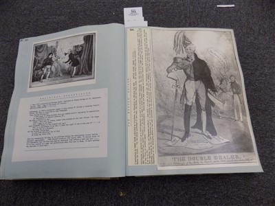 Lot 301 - Duke of Wellington. A composite album of caricatures, 1801 - 1842