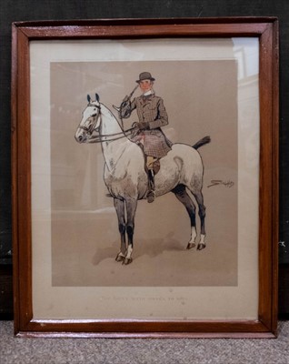 Lot 116 - Payne (Charles Johnston, 'Snaffles'). Hogany Tops & The Gent with 'Osses to sell, 1910