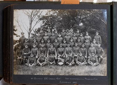 Lot 351 - Military Photograph Albums