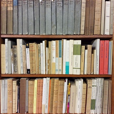 Lot 502 - Scholarly Reference. A very large collection of Italian language scholarly reference