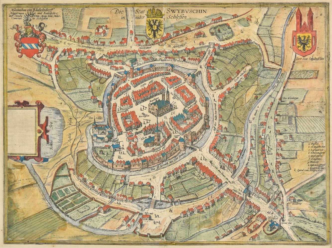 Lot 95 - Poland. (Braun Georg & Hogenberg Franz), Die Stat Swybuschin, circa 1580