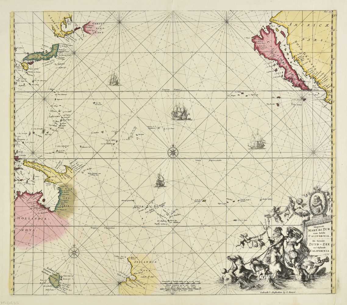 Lot 90 - Pacific Ocean. Renard (Louis), Magnum Mare del Zur..., 1715