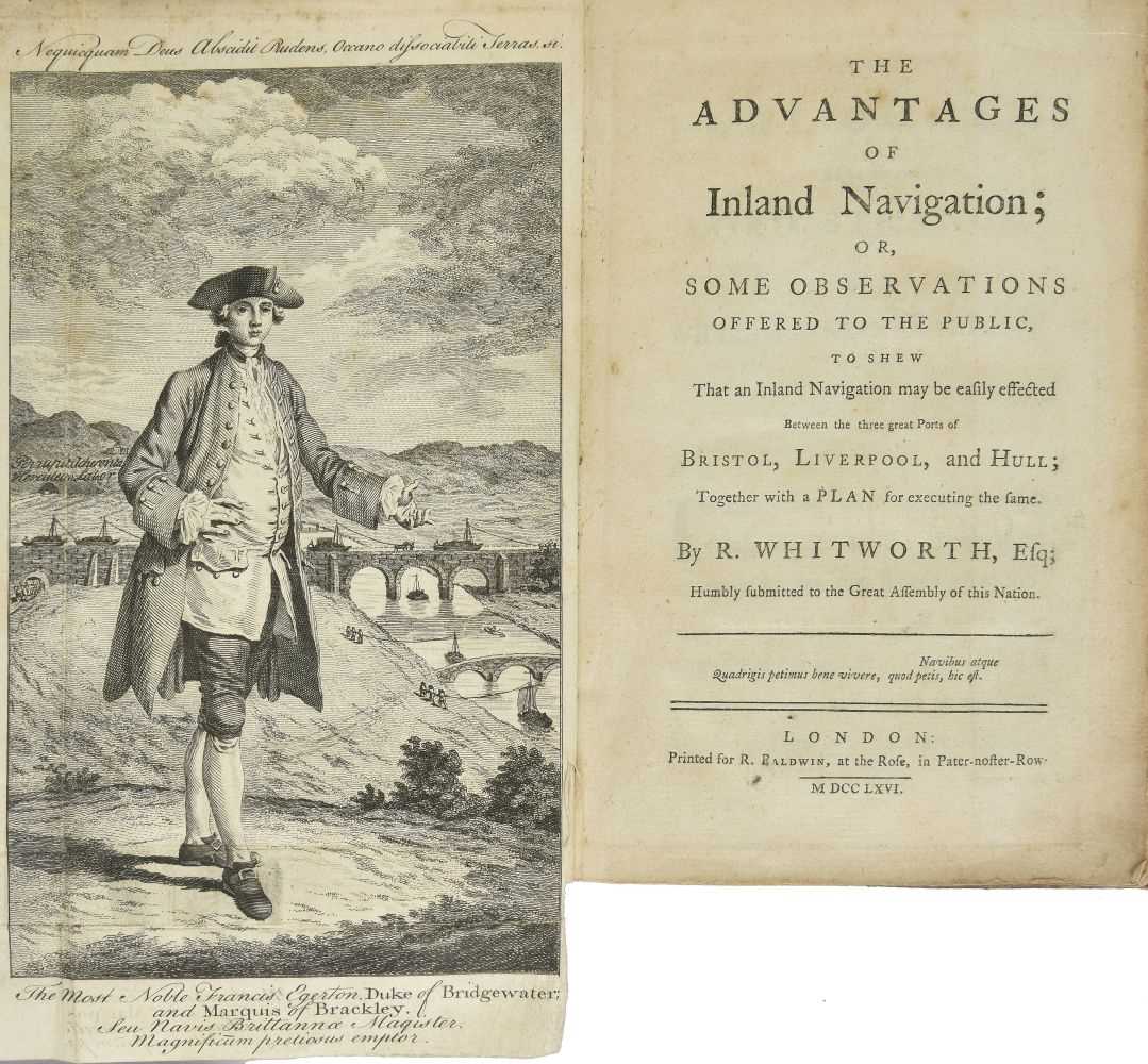 Lot 198 - Whitworth (Richard). The Advantages of Inland Navigation, 1st edition, 1766