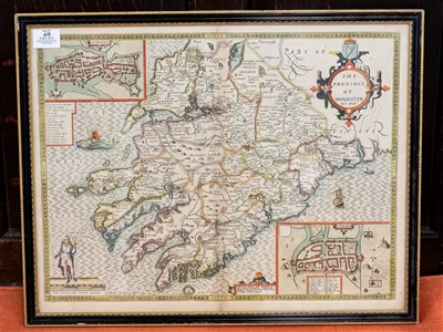 Lot 69 - Ireland. Speed (John), The Province of Mounster, 1676