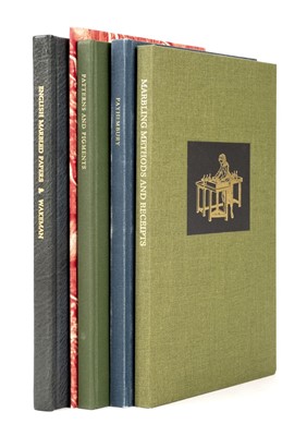 Lot 411 - Wakeman (Geoffrey). English Marbled Papers. A Documentary History, Plough Press, circa 1985