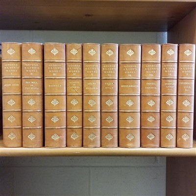 Lot 420 - Eliot (George). Works of George Eliot, 10 volumes, Library Edition, 1901