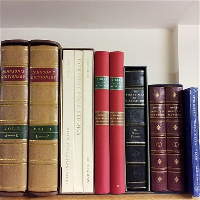 Lot 433 - Johnson (Samuel). A Dictionary of the English Language:..., 2 volumes, limited edition 116/1000, 2006, Folio Society