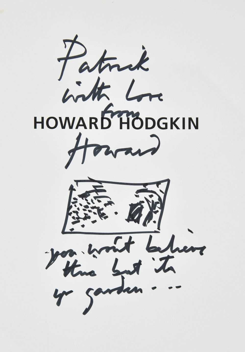 Lot 398 - Hodgkin (Howard, 1932-2017). Howard Hodgkin [by] Andrew Graham-Dixon, 1st edition, 1994