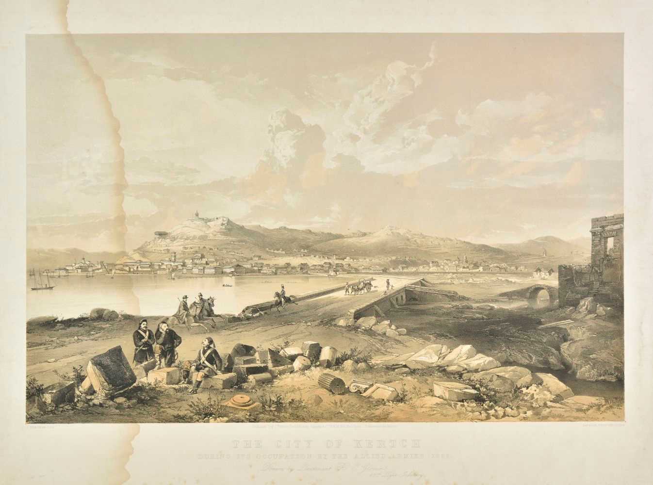 Lot 125 - Topography and Maritime views. Eight prints, 19th century