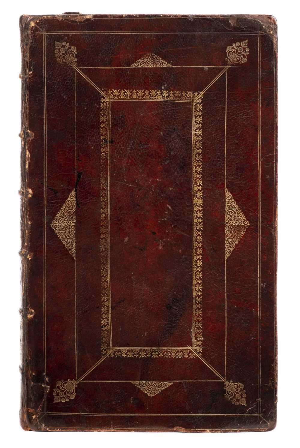 Lot 242 - Philips (Katherine). Poems, 1669, contemporary red goatskin gilt