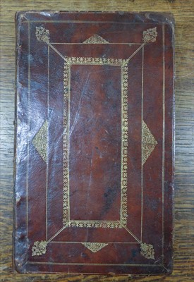 Lot 242 - Philips (Katherine). Poems, 1669, contemporary red goatskin gilt