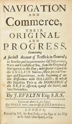 Lot 237 - Evelyn (John). Navigation and Commerce, 1st edition, 1674