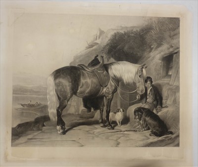 Lot 102 - Equestrian. A collection of six prints. 19th century