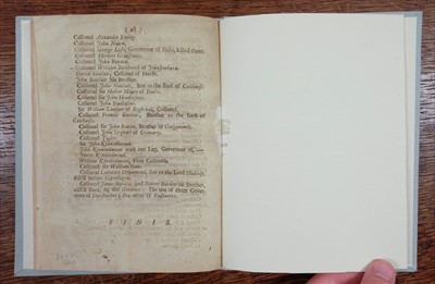 Lot 240 - Ireland. A Relation of the Bloody Massacre in Ireland, London: Rowland Reynolds, 1689