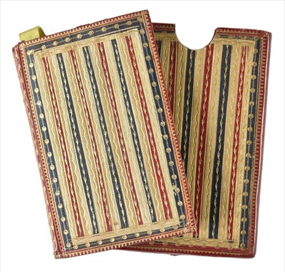 Lot 227 - Binding. Decorative covers formerly for an Almanac with matching slipcase, early 19th century