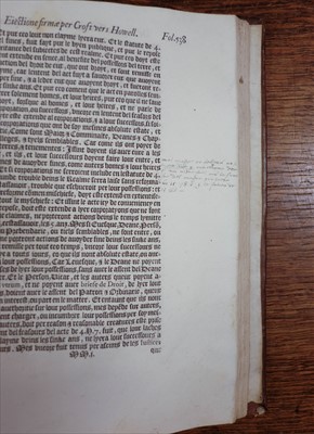 Lot 217 - Plowden (Edmund). 1578. Les Commentaries, 2 parts, 1578-84