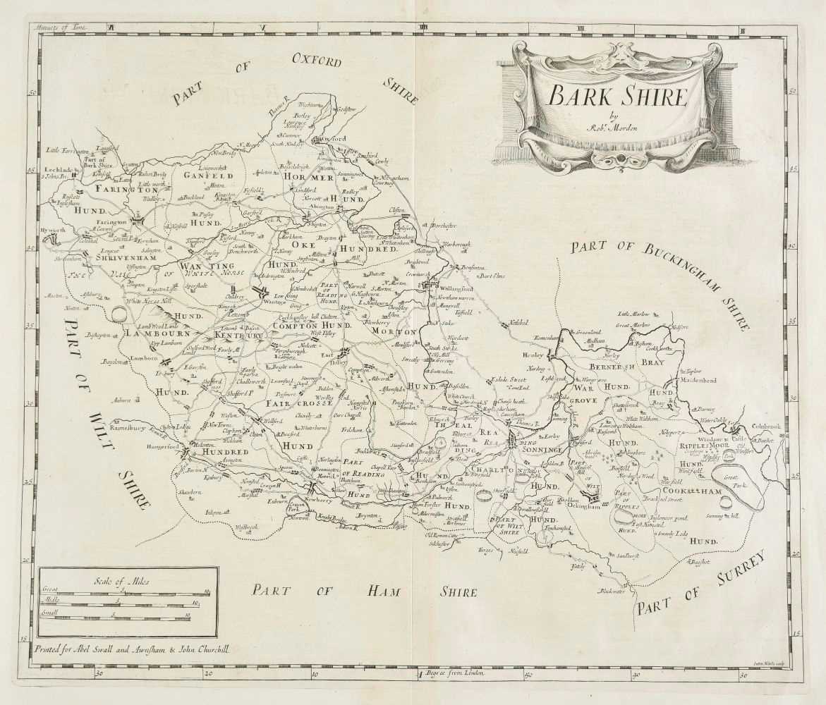 Lot 56 - Morden (Robert). A collection of thirty-nine maps, circa 1695