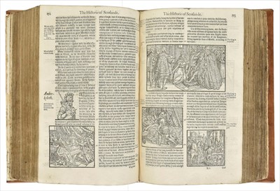 Lot 209 - Holinshed (Raphael). Chronicles, 1st edition, 1577, with contemporary manuscript continuation