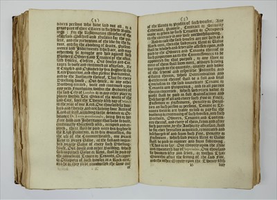 Lot 206 - Commonwealth of England. Sammelband of acts from the Second Protectorate Parliament, 1656-7