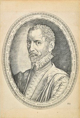 Lot 307 - Goltzius (Hubert, 1526-1583). Portrait of Antonio Moro