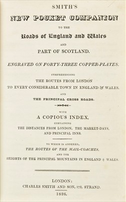 Lot 176 - Smith (Charles). Smith's New Pocket Companion ..., 1826