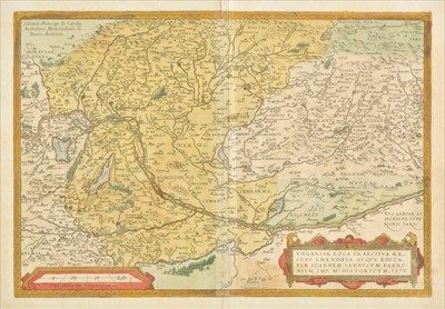 Lot 45 - Hungary. Ortelius (Abraham), Ungariae loca Praecipua..., 1584